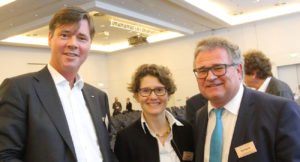 Portraitbild von links: Carsten Sohn, Eveline Lemke und Eric Rehbock